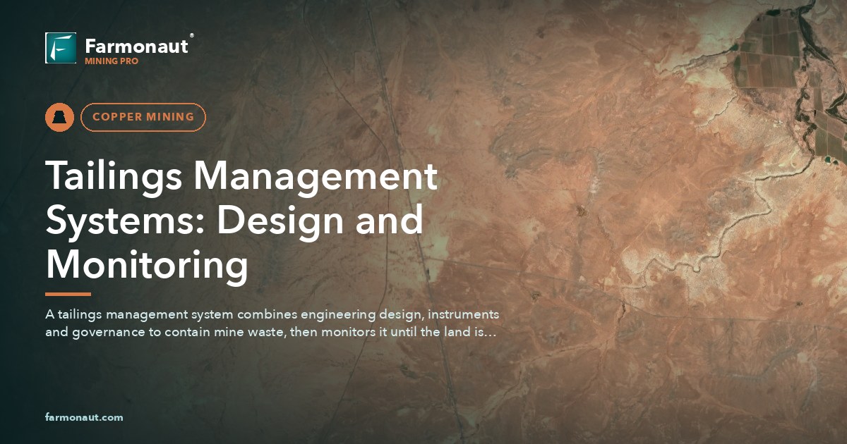 Tailings Management Systems: Design And Monitoring