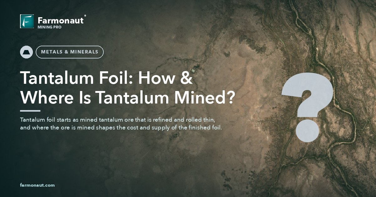 Tantalum Foil: How &Amp; Where Is Tantalum Mined?