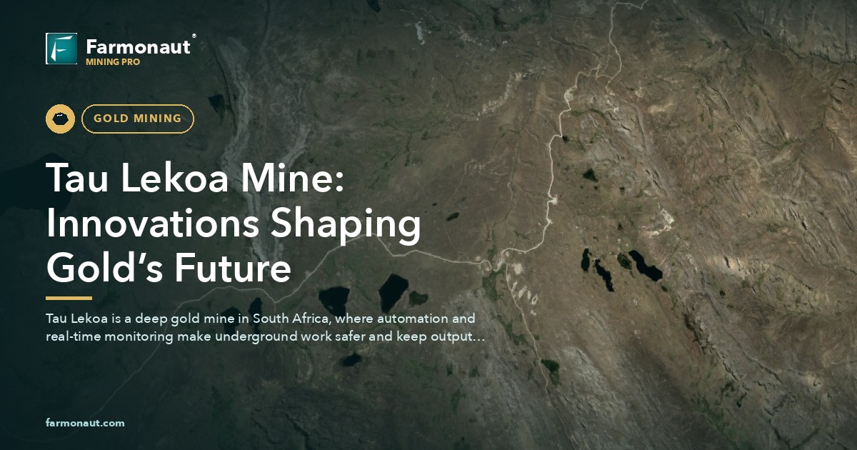 Tau Lekoa Mine: Innovations Shaping Gold’s Future