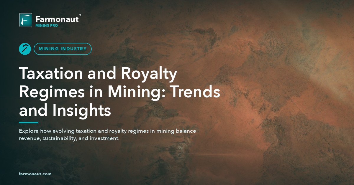 Taxation And Royalty Regimes In Mining: Trends And Insights