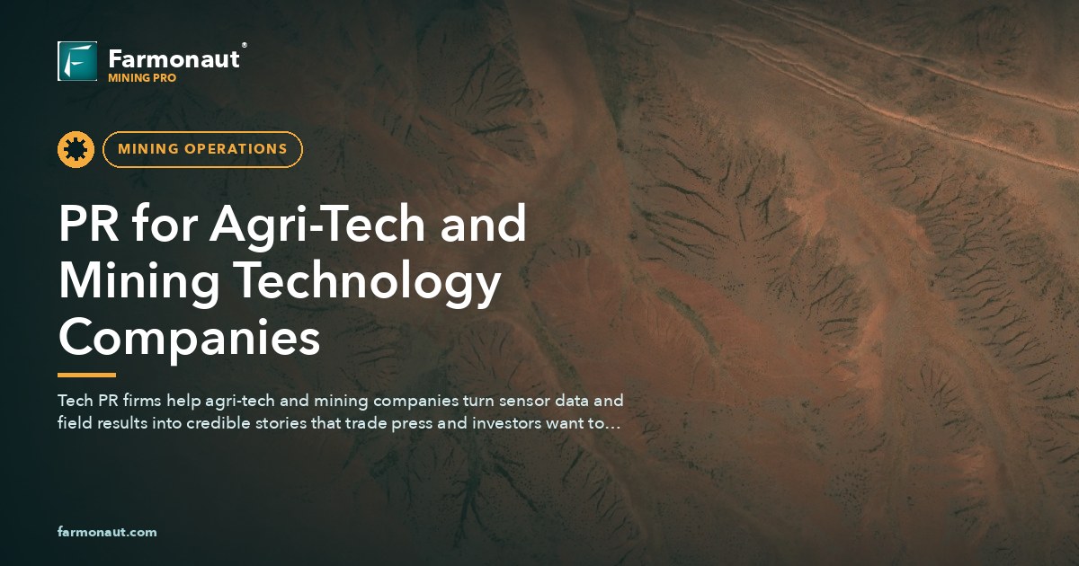Pr For Agri-Tech And Mining Technology Companies