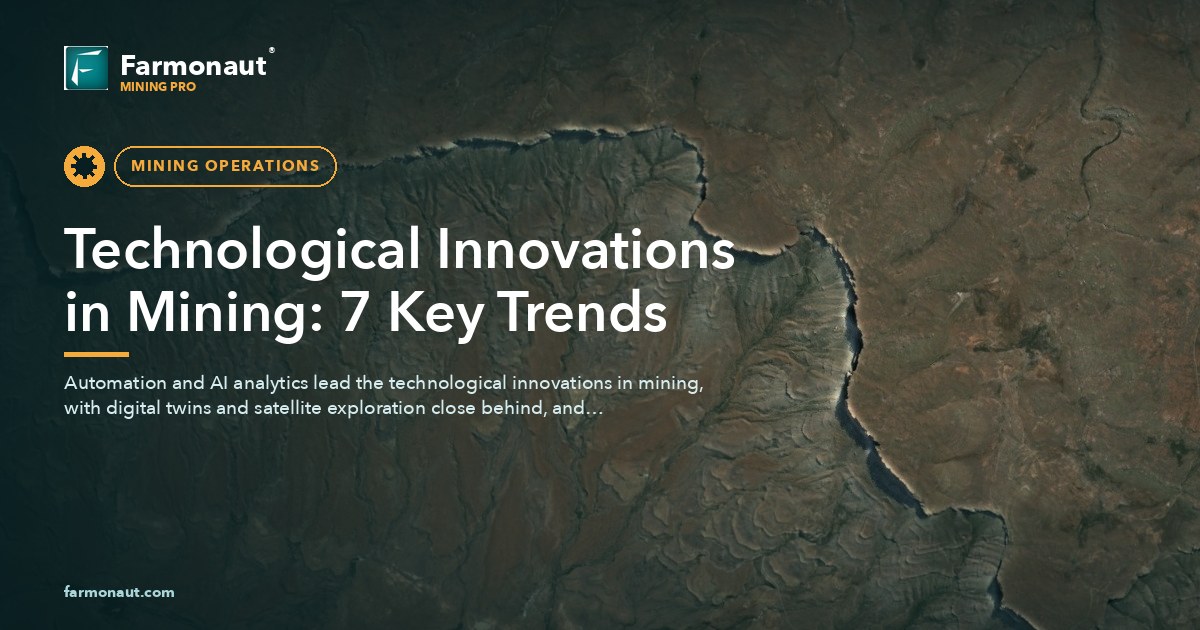 Technological Innovations In Mining: 7 Key Trends