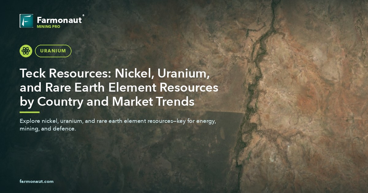Teck Resources: Nickel, Uranium, And Rare Earth Element Resources By Country And Market Trends