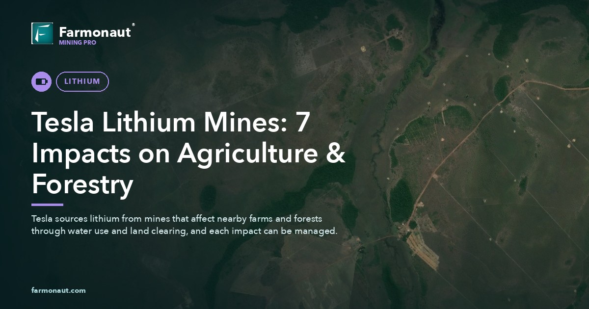 Tesla Lithium Mines: 7 Impacts On Agriculture &Amp; Forestry