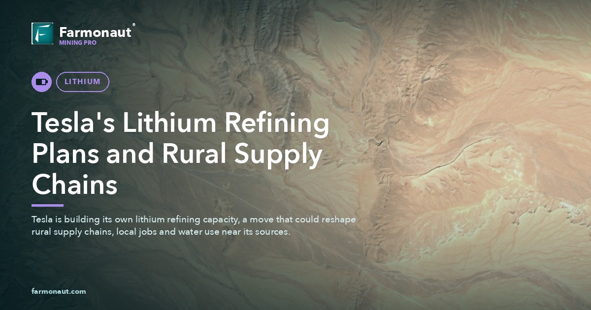 Tesla'S Lithium Refining Plans And Rural Supply Chains