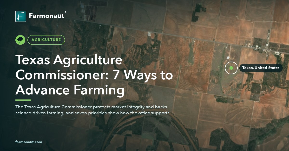 Texas Agriculture Commissioner: 7 Ways To Advance Farming