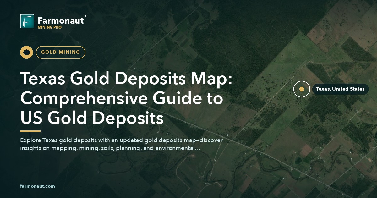 Texas Gold Deposits Map: Comprehensive Guide To Us Gold Deposits