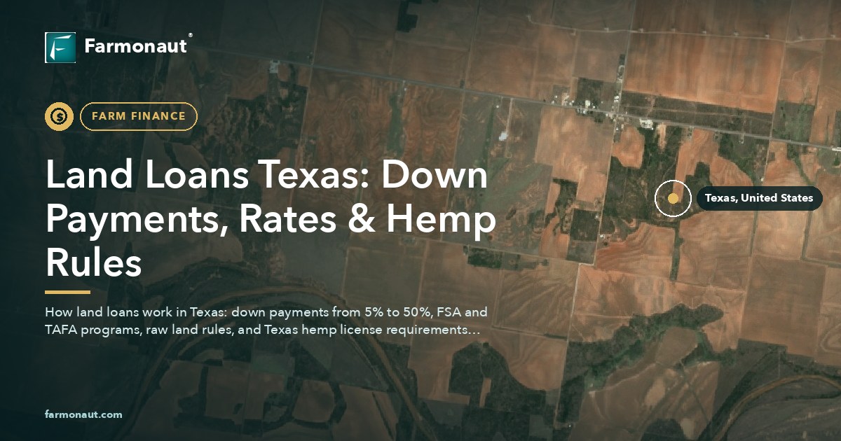 Land Loans Texas: Down Payments, Rates &Amp; Hemp Rules