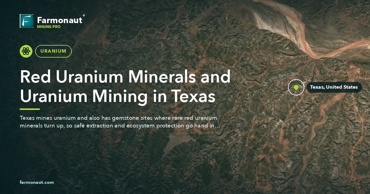 Red Uranium Minerals And Uranium Mining In Texas