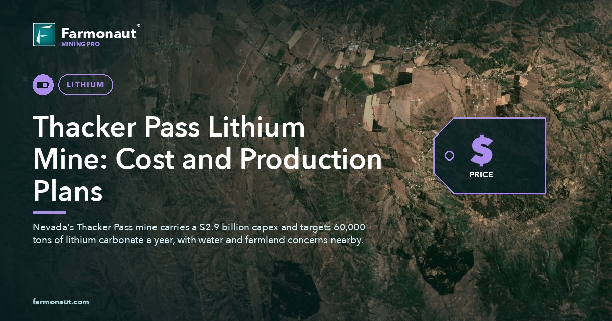 Thacker Pass Lithium Mine: Cost And Production Plans