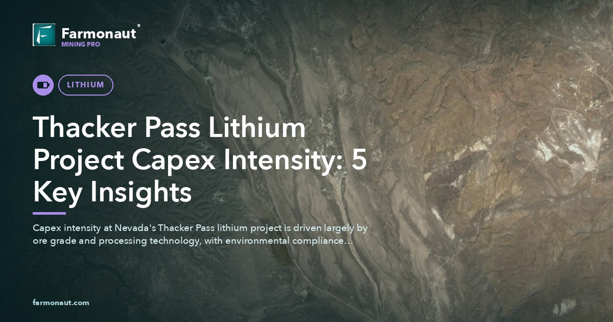 Thacker Pass Lithium Project Capex Intensity: 5 Key Insights