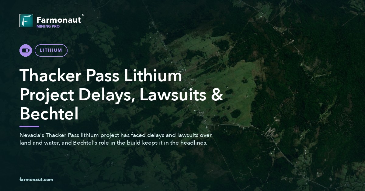 Thacker Pass Lithium Project Delays, Lawsuits &Amp; Bechtel