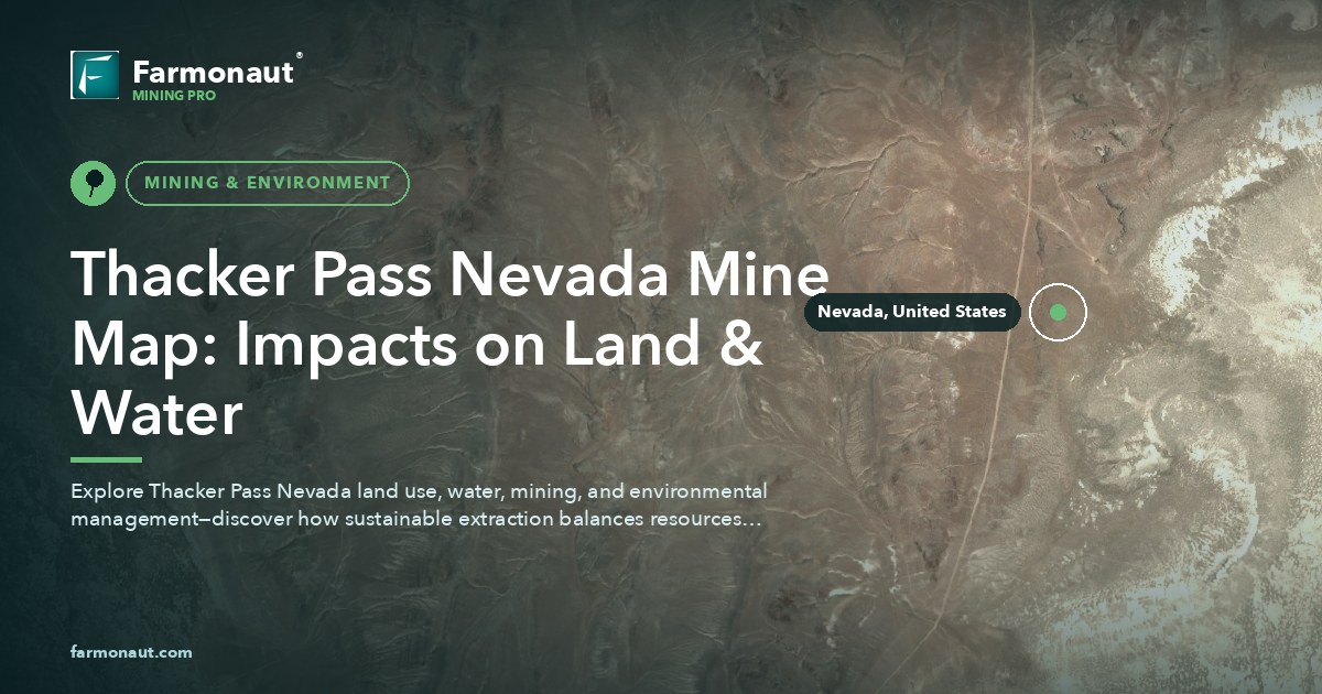 Thacker Pass Nevada Mine Map: Impacts On Land &Amp; Water