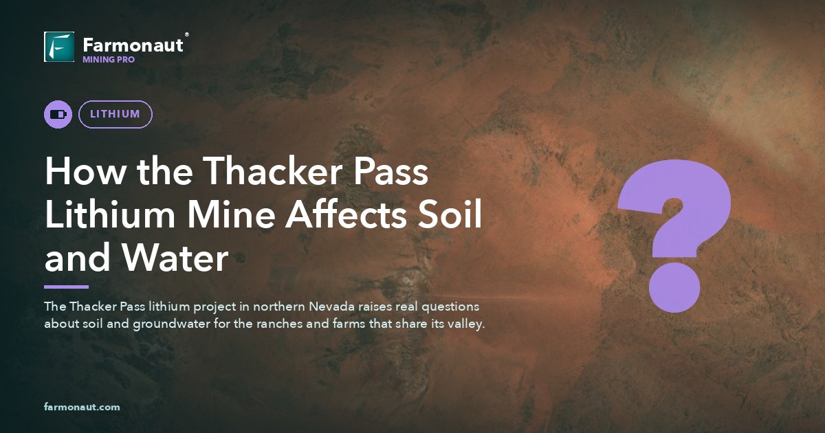 How The Thacker Pass Lithium Mine Affects Soil And Water