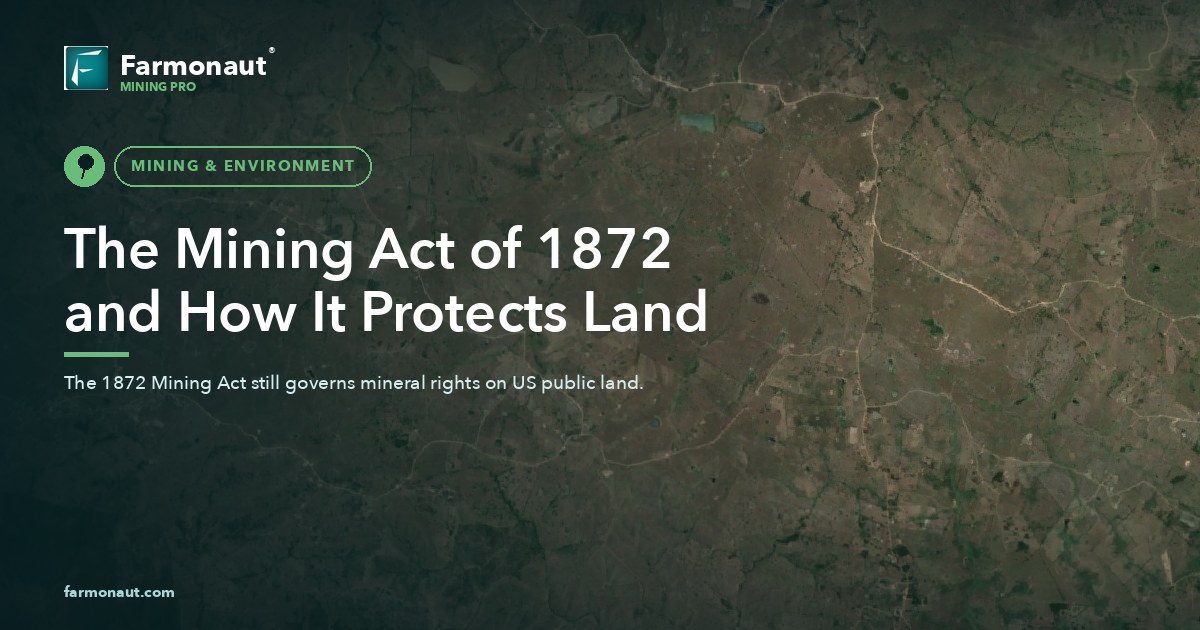 The Mining Act Of 1872 And How It Protects Land