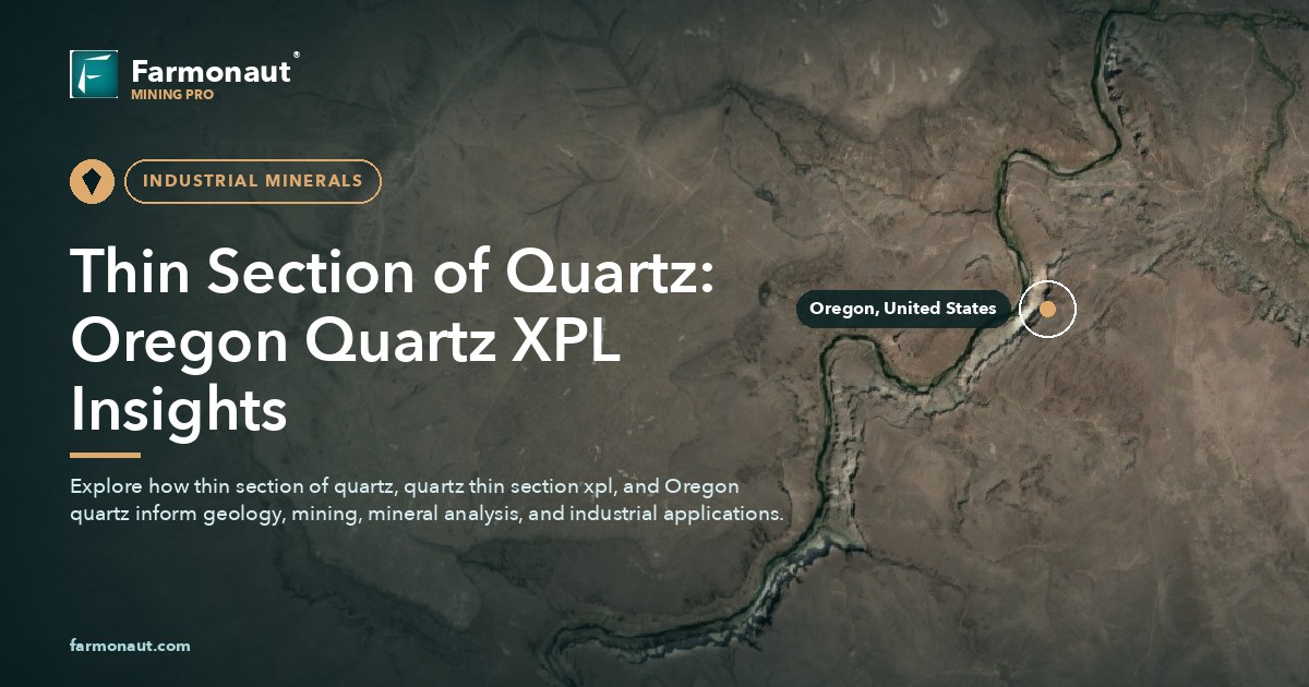Thin Section Of Quartz: Oregon Quartz Xpl Insights 194 Thin Section Of Quartz: Oregon Quartz Xpl Insights