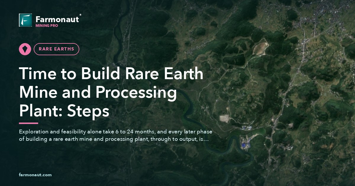 Time To Build Rare Earth Mine And Processing Plant: Steps