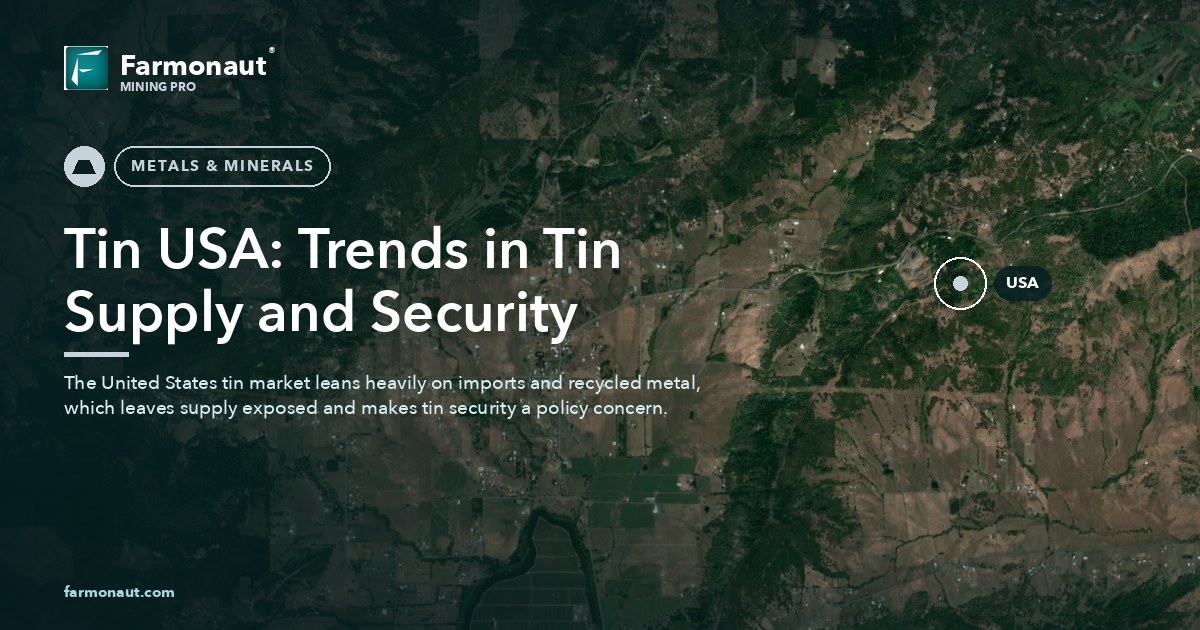 Tin Usa: Trends In Tin Supply And Security