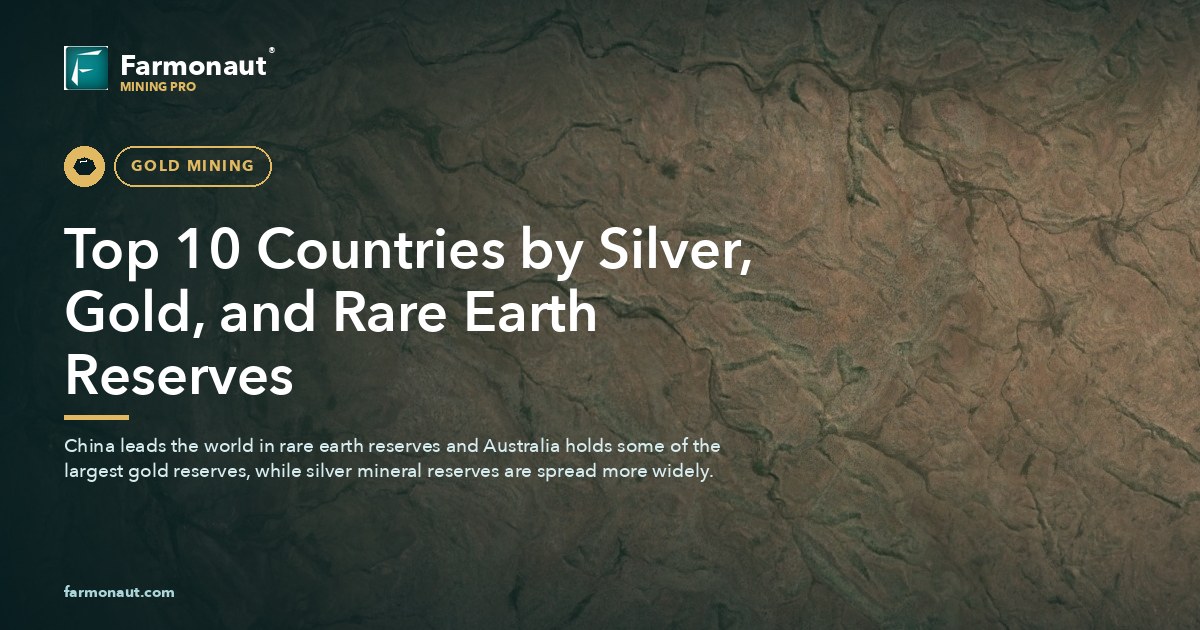 Top 10 Countries By Silver, Gold, And Rare Earth Reserves