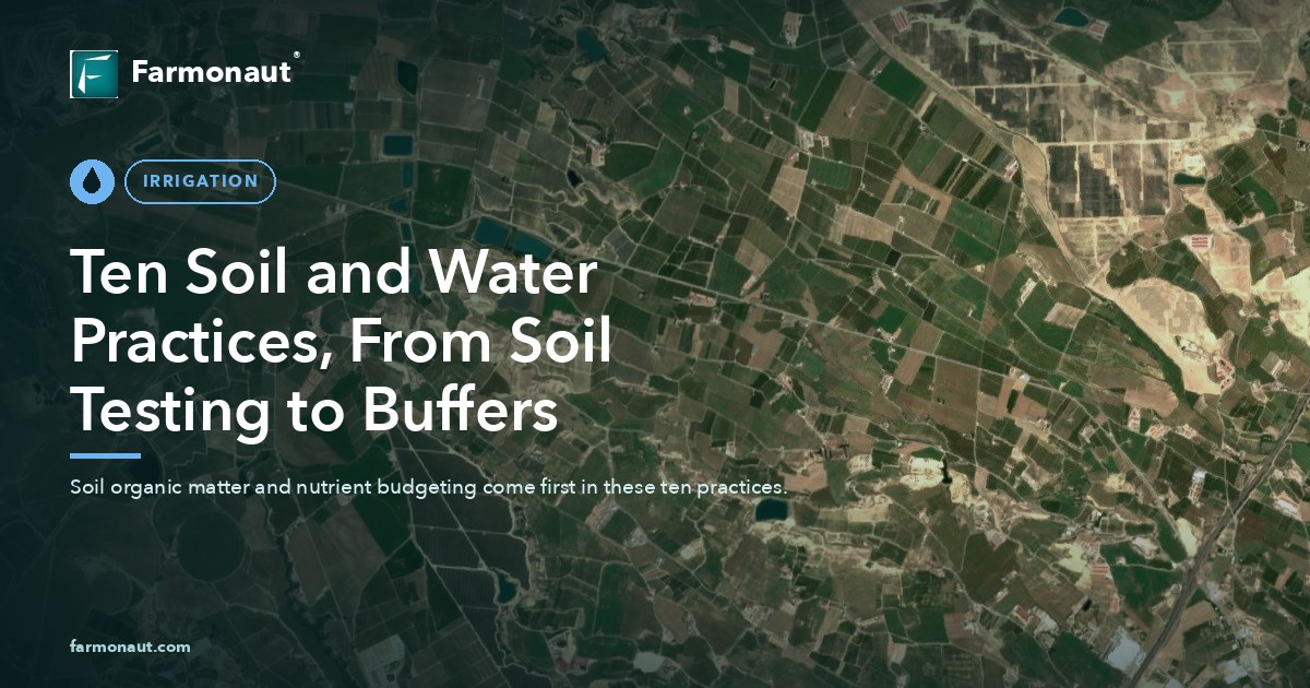 Ten Soil And Water Practices, From Soil Testing To Buffers