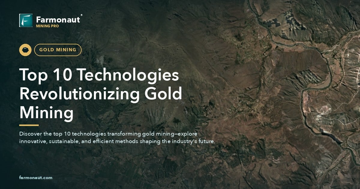 Top 10 Technologies Revolutionizing Gold Mining
