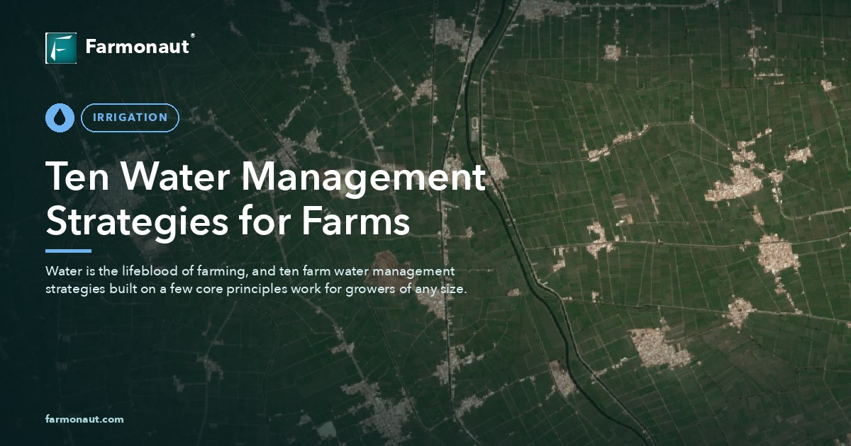 Ten Water Management Strategies For Farms