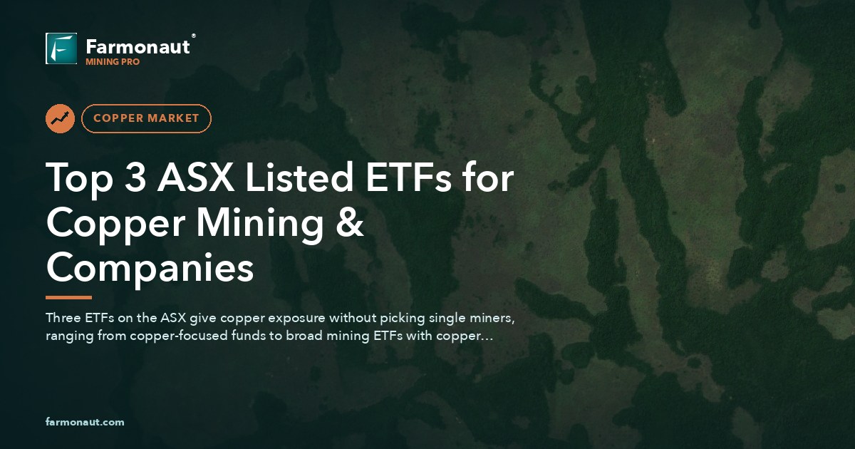 Top 3 Asx Listed Etfs For Copper Mining &Amp; Companies