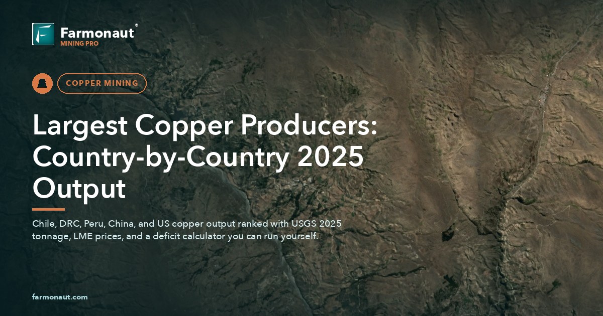 Largest Copper Producers: Country-By-Country 2025 Output