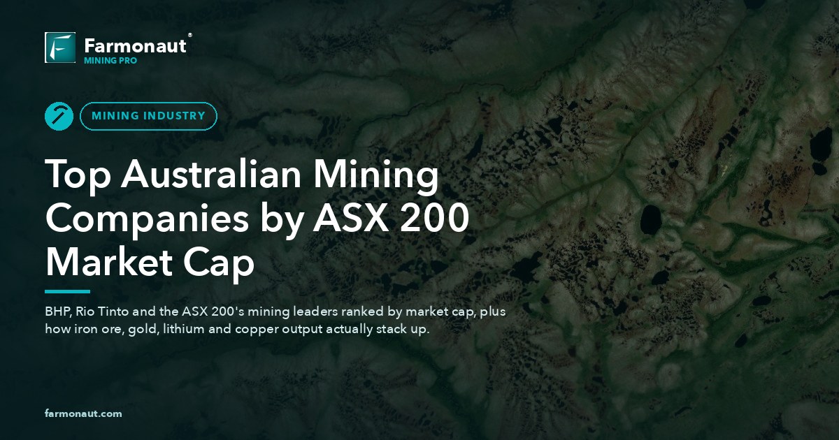 Top Australian Mining Companies By Asx 200 Market Cap