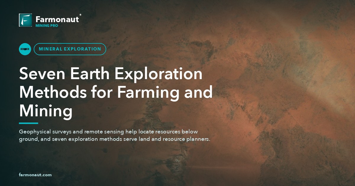 Seven Earth Exploration Methods For Farming And Mining