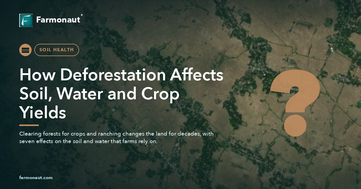 How Deforestation Affects Soil, Water And Crop Yields