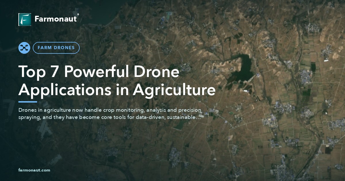 Top 7 Powerful Drone Applications In Agriculture