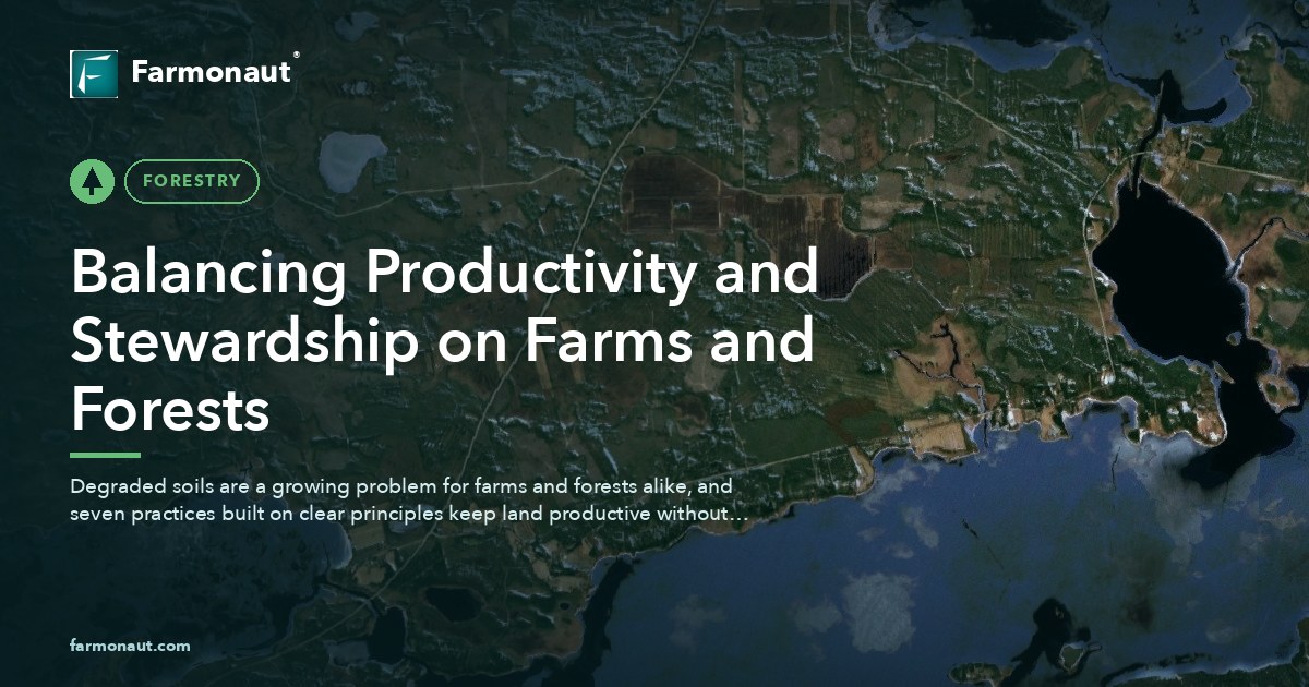 Balancing Productivity And Stewardship On Farms And Forests
