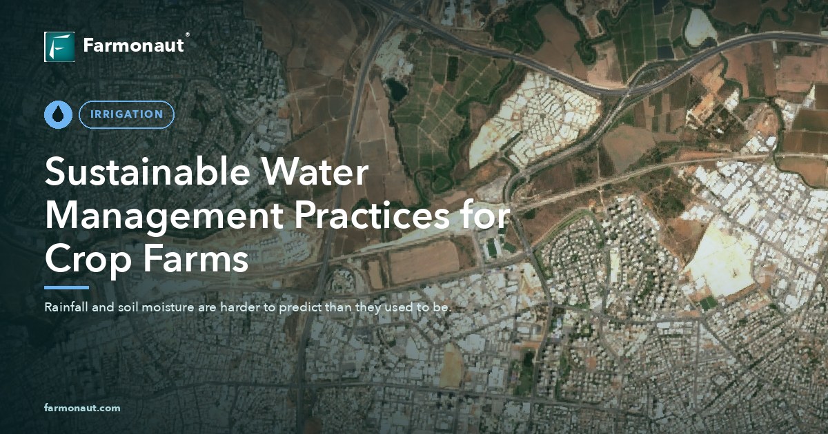 Sustainable Water Management Practices For Crop Farms