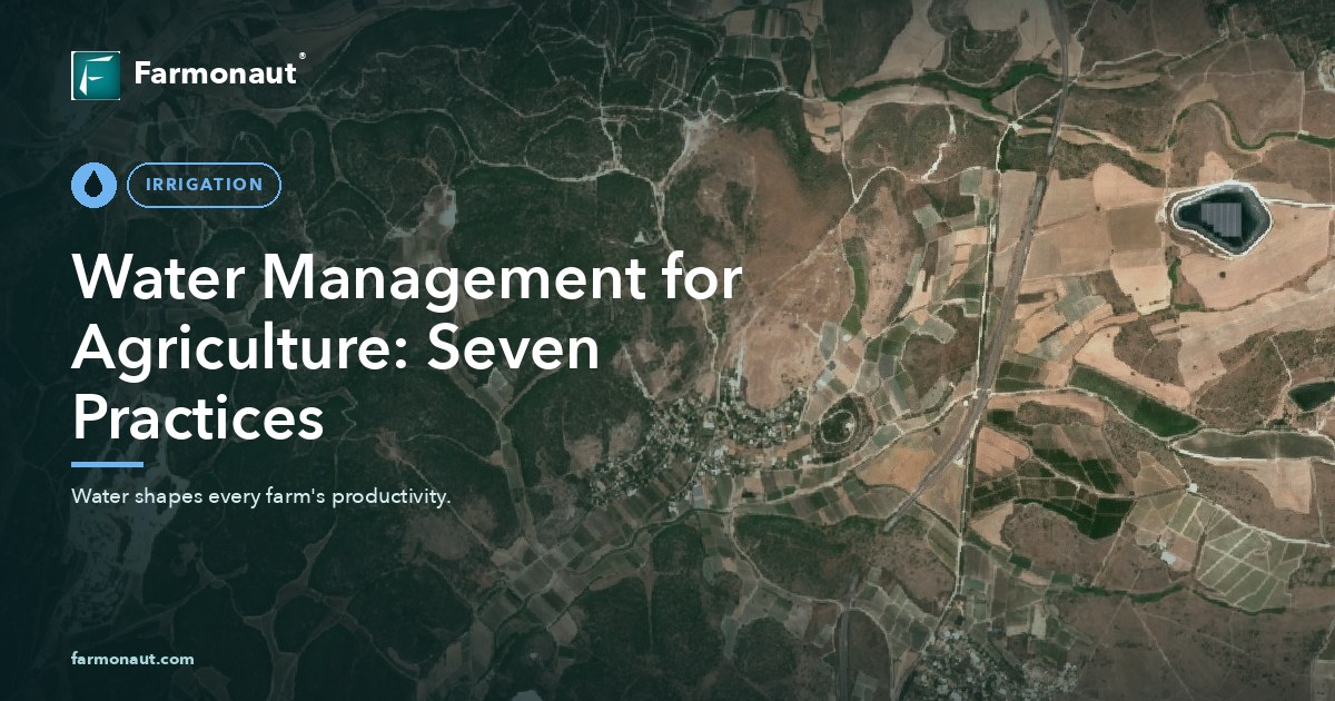 Water Management For Agriculture: Seven Practices