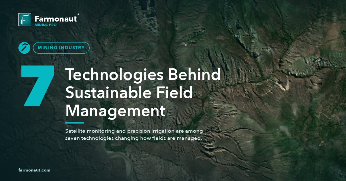 7 Technologies Behind Sustainable Field Management
