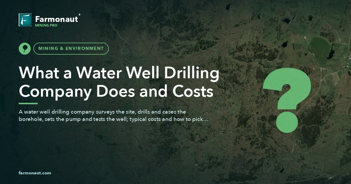 What A Water Well Drilling Company Does And Costs