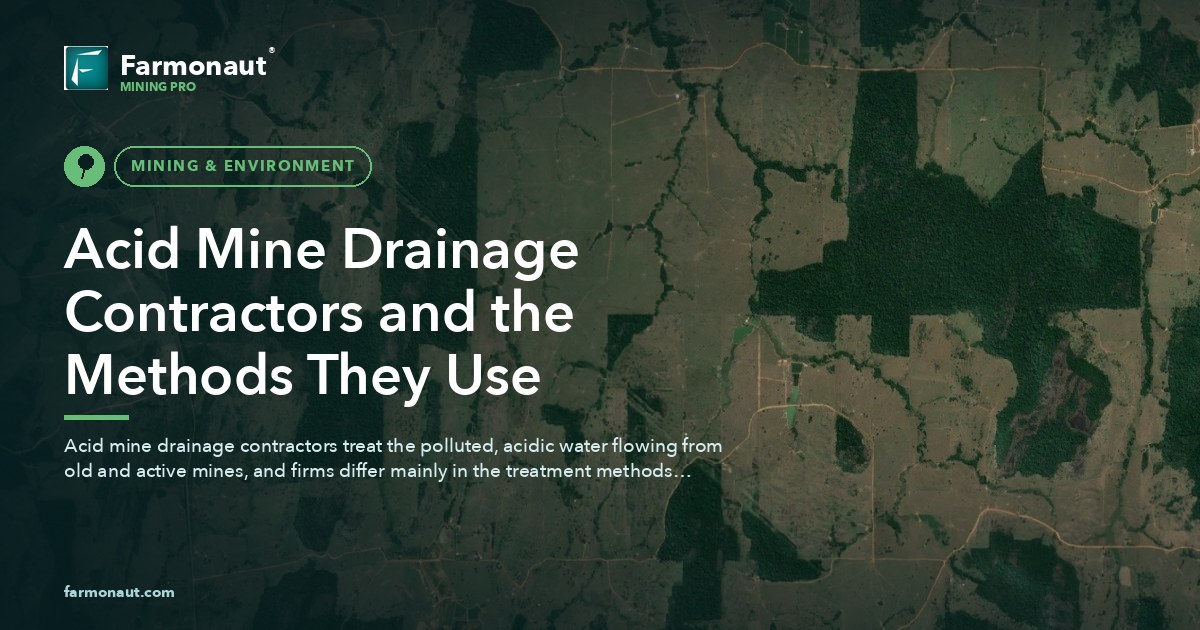Acid Mine Drainage Contractors And The Methods They Use