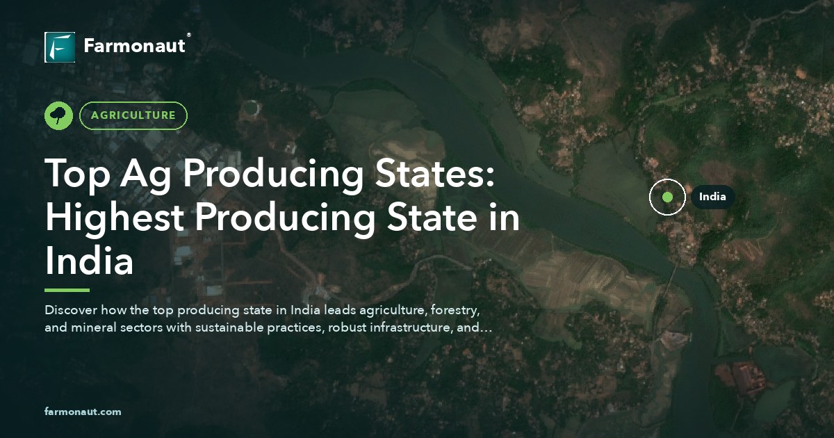 Top Ag Producing States: Highest Producing State In India