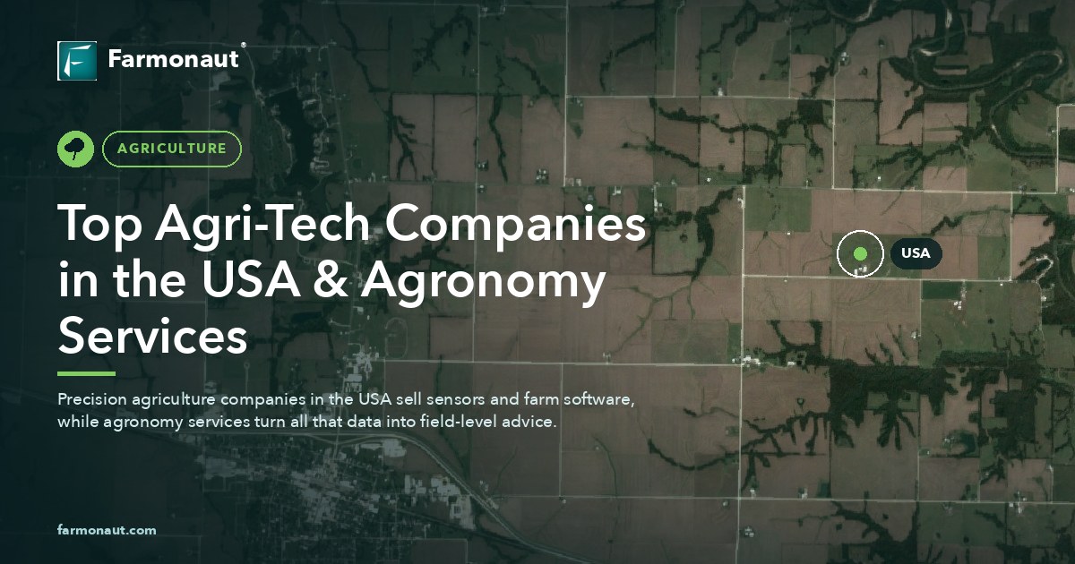 Top Agri-Tech Companies In The Usa &Amp; Agronomy Services