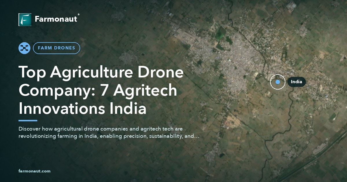 Top Agriculture Drone Company: 7 Agritech Innovations India