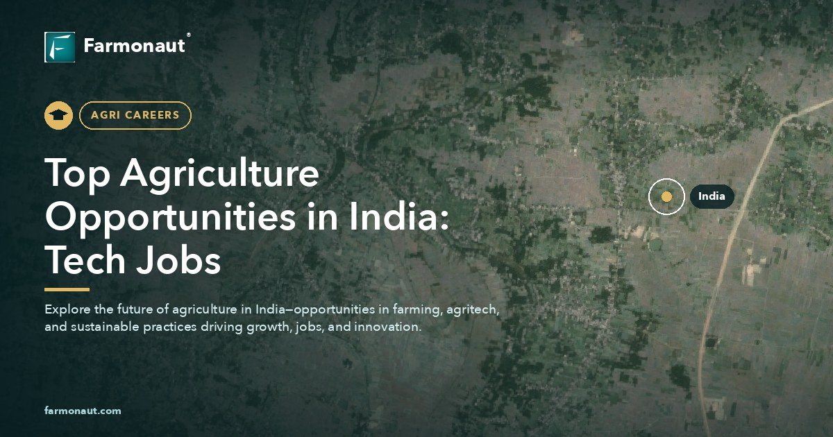 Top Agriculture Opportunities In India: Tech Jobs