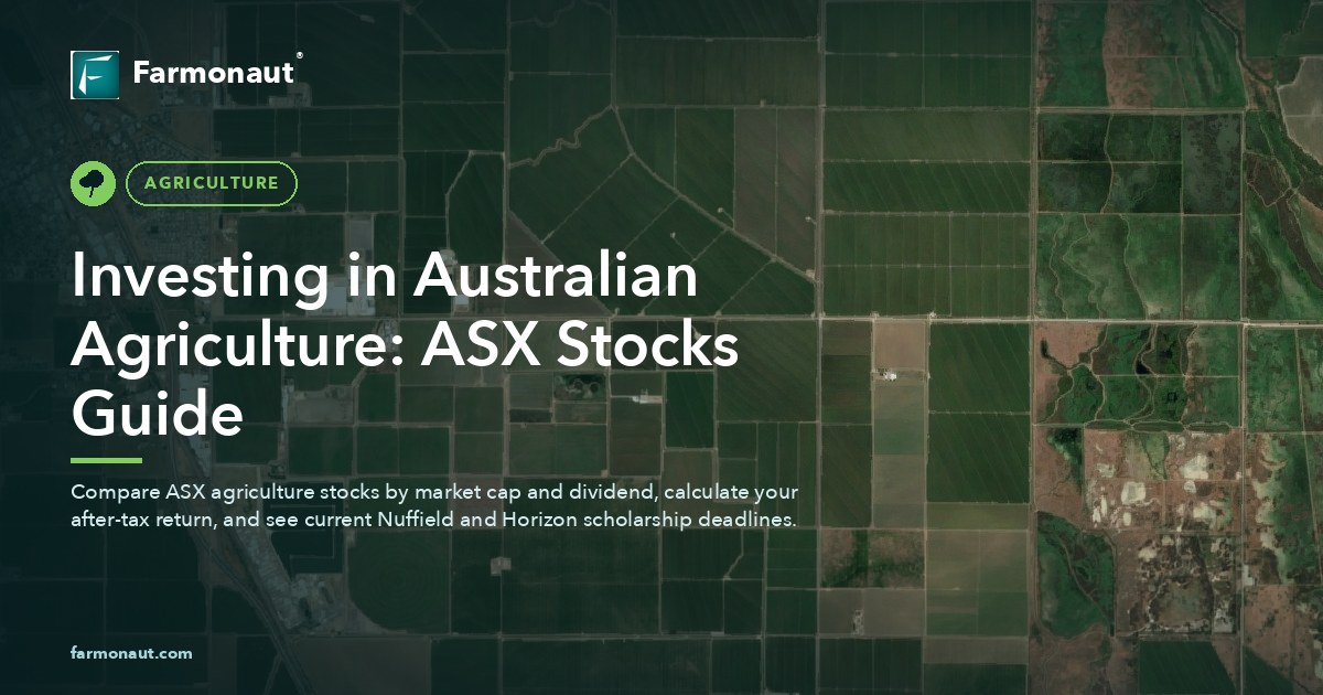 Investing In Australian Agriculture: Asx Stocks Guide