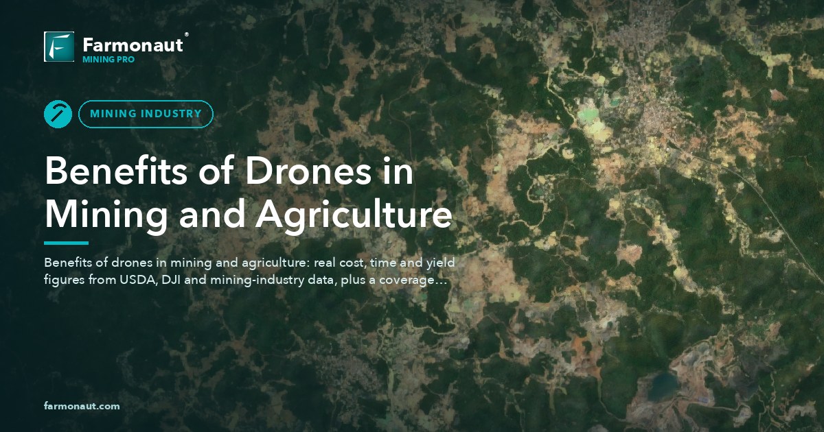 Benefits Of Drones In Mining And Agriculture