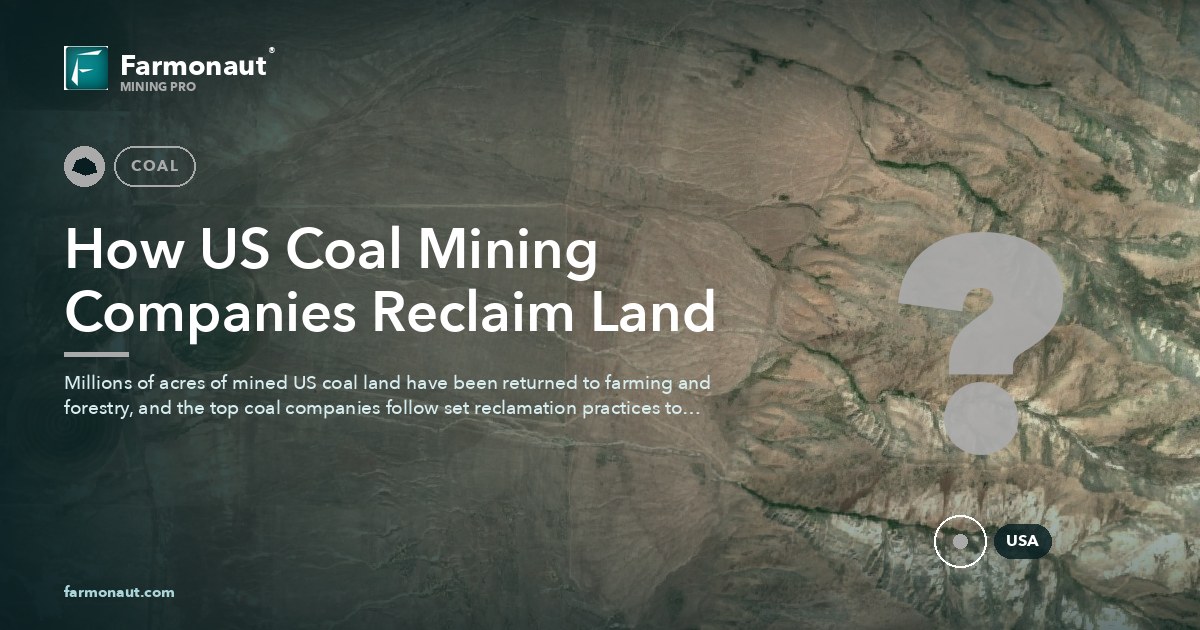 How Us Coal Mining Companies Reclaim Land