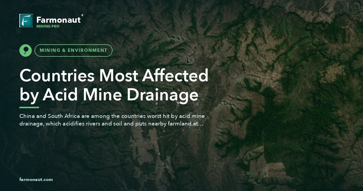 Countries Most Affected By Acid Mine Drainage