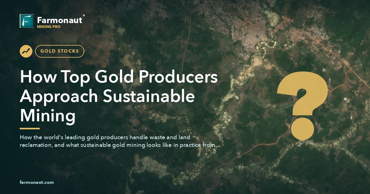 How Top Gold Producers Approach Sustainable Mining