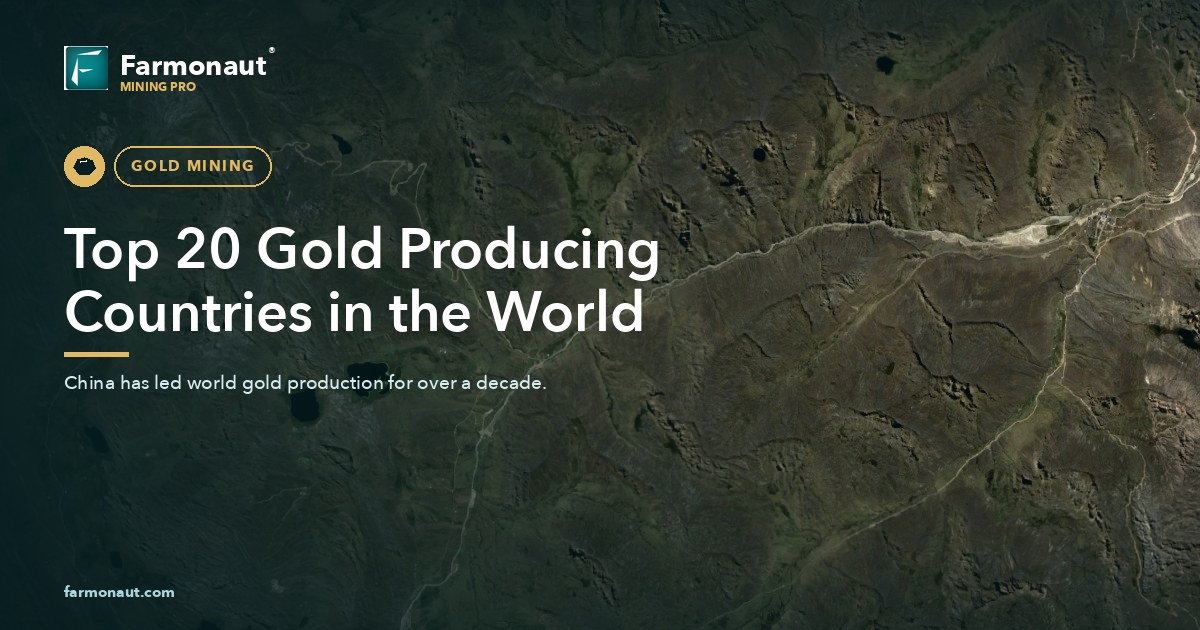 Top 20 Gold Producing Countries In The World