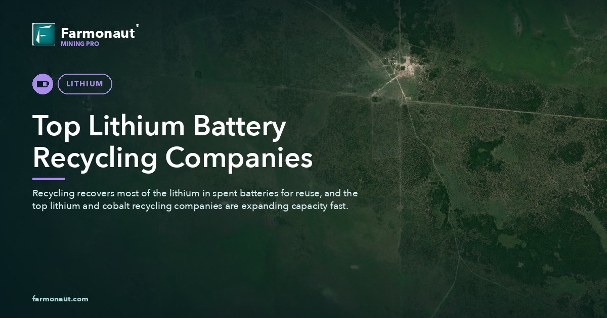 Top Lithium Battery Recycling Companies