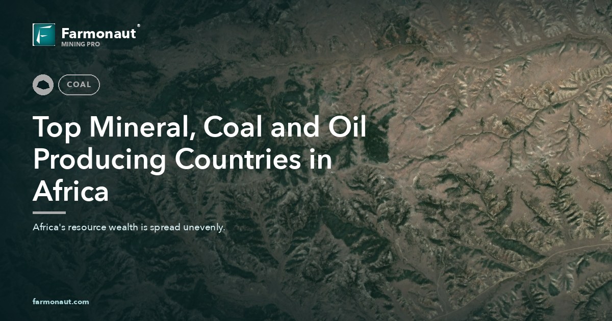 Top Mineral, Coal &Amp; Oil Producing Countries In Africa 16 Top Mineral, Coal And Oil Producing Countries In Africa